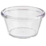 APS 40766 Dipschälchen, 12er-Set, Kunststoff, Ø 7,5 cm, Höhe 4 cm, transparent