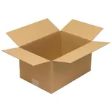 TransPak Transpak, - Faltkarton 1-wellig Höhenrillung Maße 330x235x175mm C4 Qualität 1.20 braun