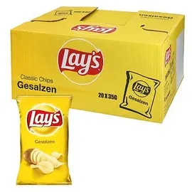lay ́s® gesalzen Chips 20x 35,0 g, 20 St.
