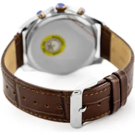 Tommy Hilfiger Baker 1710450 Herrenuhr - Weiß/Braun/Silber