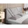 MKS Meble Boxspringbett 180x200 mit Matratze H3 und Bettkasten, Doppelbett Bett mit Stauraum und Topper, Polsterbett 180x200 mit Kopfteil - NEOMI -... - Hellgrau