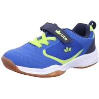 LICO Jungen Unisex Kinder Kerry VS Hallenturnschuhe, Blau/Marine/Lemon, 30
