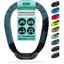 Aaron Lock One Grau-Blau Kettenschloss