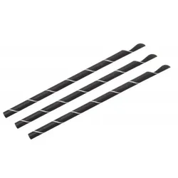 Blanc HYGIENIC Papier- Trinkhalm, 3.500 Stk, Papier- Löffelhalm 8 x 200 mm