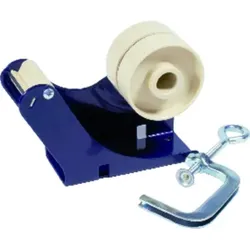 Tischabroller Metall Zwinge 50mm breit - blauweiß
