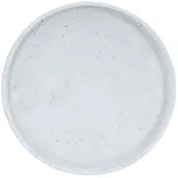 levandeo Deko Tablett 30cm Rund Teller Grau Betonoptik Dekoschale Tischdeko Aufbewahrung Ablage Dekoration