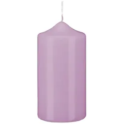 Kopschitz Kerzen Stumpen Kerzen Mittelflieder 25 x Ø 10 cm, 6 Stück getauchte Stumpenkerzen mit Spitzkopf in RAL Qualität