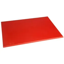 Hygiplas rotes Standard-Schneidebrett mit hoher Dichte