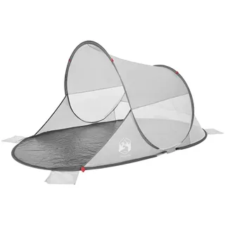 vidaXL Strandzelt Grau Pop-Up Wasserdicht