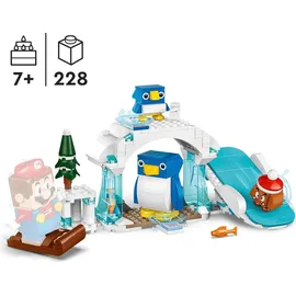 LEGO Super Mario Schneeabenteuer mit Familie Pinguin - Erweiterungsset
