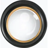 Beliani Wandspiegel Malo 66 cm 66 cm Schwarz