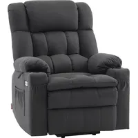 MCombo Relaxsessel M Mcombo Mikrofaser 7546 75 x 112 x 87 cm Dunkelgrau elektrisch