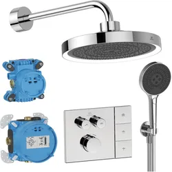Ideal Standard Ceratherm Navigo Armaturen-Paket, Badarmaturen, chrom