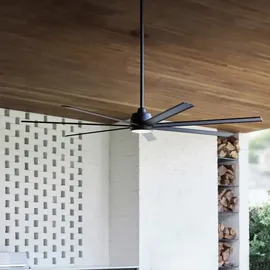 Beacon Lighting Atlanta II 183 cm Deckenventilator Schwarz
