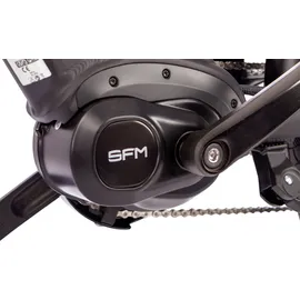 Saxonette Premium Sport Trapez 28" RH 50 cm schwarz matt