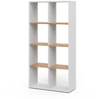 Vicco Raumteiler Scutum 143 x 72 x 29 cm Weiß