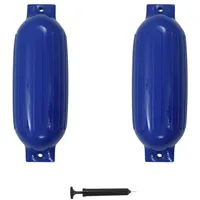VidaXL Bootsfender 2 Stk. Blau 69x21,5 cm PVC