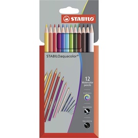 Stabilo aquacolor 12er Pack - mit 12 verschiedenen Farben