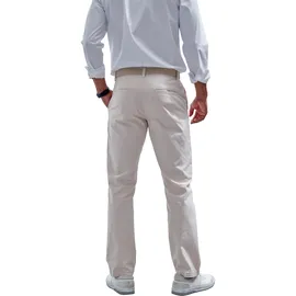 John Devin Chinohose JOHN DEVIN "regular-fit, lange Oxford Hose", Herren, Gr. 32, Länge 30, beige, Web, Obermaterial: 98% Baumwolle, 2% Elasthan, unifarben, regular fit lang, Hosen Chinohose, aus elastischer Baumwoll-Qualität, Topseller