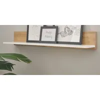 furn.design Wandregal 100 x 15 x 17 cm Weiß