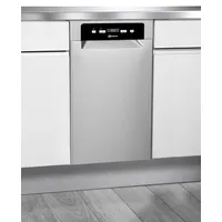 BAUKNECHT Unterbaugeschirrspüler "BK4UC11BS7A0X", Energieeffizienz: C (A-G), silber (edelstahl), B:44,8cm H:82cm T:59cm, Geschirrspüler, Doppelter Komfort – mit Besteckschublade und zusätzlichem Besteckkorb