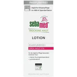 sebamed Trockene Haut Lotion Urea Akut 5% parfümfrei + Spender Bodylotion 400 ml 