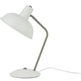 Leitmotiv - - Schreibtischlampe - Hood - Metall - matt weiß - Ø 19,5 cm