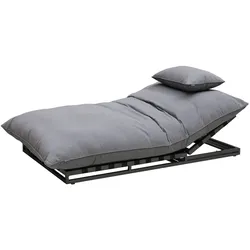 CLEMENTO Bona Lounge Liege Aluminium/Sunbrella Verstellbar Outdoor - Anthrazite