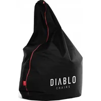 Diablo Chairs Diablo Pouf Gamer - Noir, Gaming Stuhl,