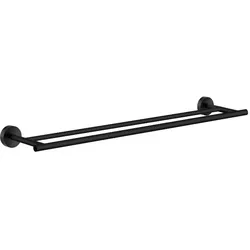 Smedbo Home Doppelte Handtuchstange##Schwarz HB3364
