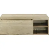 Waschtischunterschrank Sanox Frozen BxHxT 120 x 43 cm x 45 cm Frontfarbe eiche n