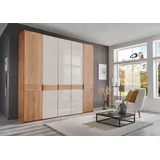 Wiemann Drehtürenschrank Cardiff 246,3 x 236 x 58 cm Braun/Weiß