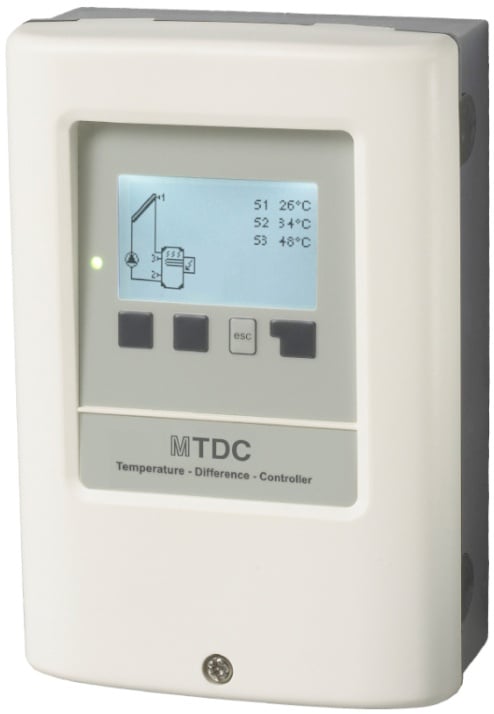 Sorel | MTDC-E Solarregler | Kombination Elektroheizung | ohne Fühler