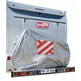 HPAUTO Fahrzeugabdeckplane/-tuch Nylon Fahrradgarage mit Warntafelfenster 18158