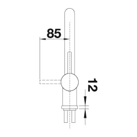 Blanco Linus-F chrom 514025