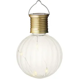 MARELIDA LED Solar Glühbirne Kugelleuchte für Garten Terrasse Balkon 4er Set