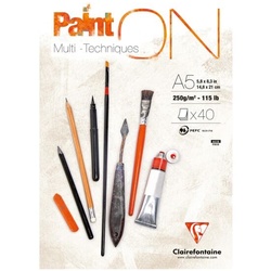 Clairefontaine Mal und Zeichenblock »PaintON« A5