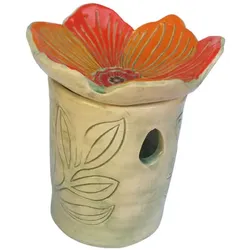 Duftlampe Orange Blume Weisheit