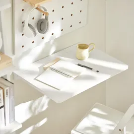 SoBuy Wandklapptisch, Weiß, Holzwerkstoff, 60x6x40 cm, Esszimmer, Tische