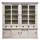 Casa Padrino Schrank mit 8 Schiebetüren und 6 Schubladen 250 x 52 x 240 cm Weiß