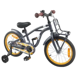 vidaXL Kinderfahrrad 16 Zoll Dunkelgrau