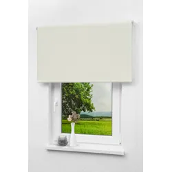 Lysel Outlet - Verdunkelungsrollo Kieselgrau, (B x H) 102.50cm x 190cm in grau/kieselgrau