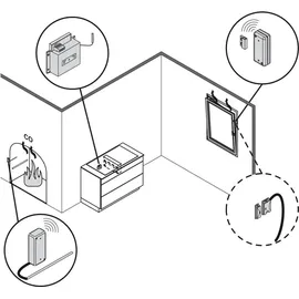 naber gmbh NABER Fensterkontaktschalter für Muldenlüfter (7051002)