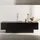 VCM Cuenca TV-Lowboard 160 x 47 x 45 cm Schwarz Glas/Holz/MDF/Melamin/Holzwerkstoff