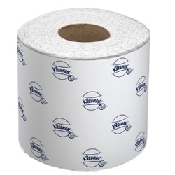 Kleenex® Toilettenpapierrollen, 250 Stück, 2-lagig, Wasserlösliches Papier aus ökologischer und ökonomischer Herstellung, 1 Paket = 96 Rollen à 250 Blatt