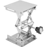 Laborhebebühne 100 x 100 mm Hubtisch Labor Hebebühne Plattform Halterung Rack Manuelle Hebebühne