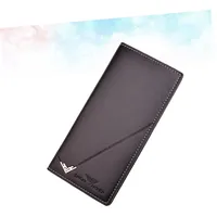 TOGEVAL Praktische Geldbörse Portmonee Herren Brieftasche Herren Geldbörse Herren Portemonnaie Lange Mann Geldbörse