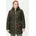 Steppjacke Unisex Grün XS