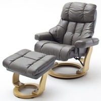 MCA Furniture Relaxsessel + CALGARY XXL Relaxer 180 mit Hocker