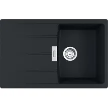 Franke Centro CNG 611-78 links Einbauspüle granit schwarz matt Excenterbetätigung 760 x 480 mm